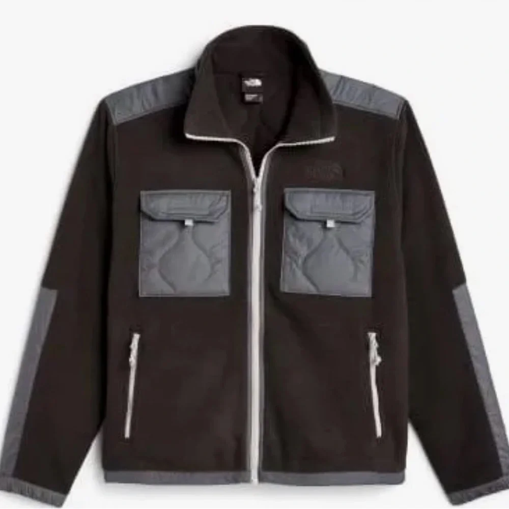 The North Face Men’s Black Fleece Royal Arch Jacket Full Zip Large Outdoors